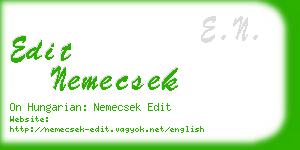 edit nemecsek business card